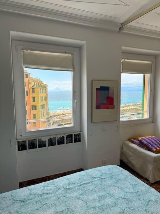 Attico Sul Porticciolo Antico Di Camogli Lägenhet Exteriör bild