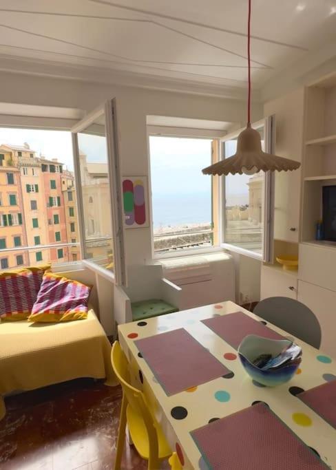 Attico Sul Porticciolo Antico Di Camogli Lägenhet Exteriör bild