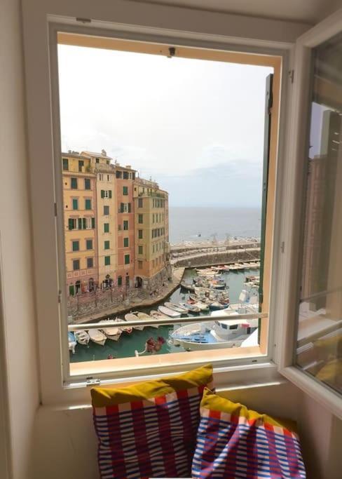 Attico Sul Porticciolo Antico Di Camogli Lägenhet Exteriör bild