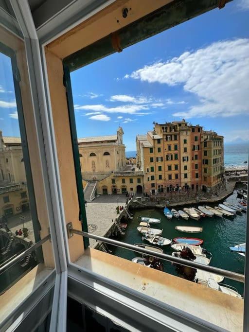 Attico Sul Porticciolo Antico Di Camogli Lägenhet Exteriör bild