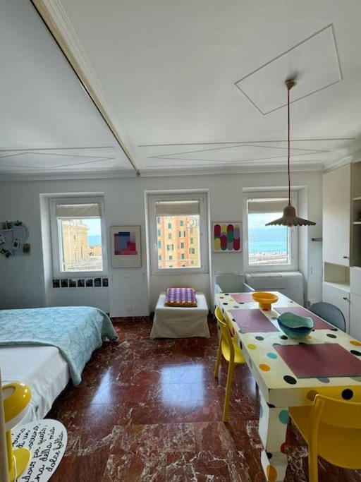 Attico Sul Porticciolo Antico Di Camogli Lägenhet Exteriör bild